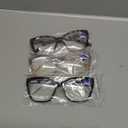 Reading Glasses Women, 3 pack Fashion Oversized Blue Light Readers Women, Spring Hinge Cat Eye Glasses Anti Eyestrain