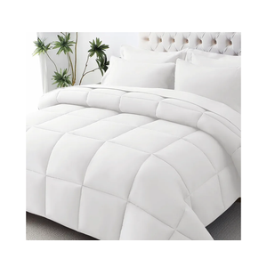 JOLLYVOGUE King Comforter Set, Ultra-Soft Bed in a Bag King Size 7 Pieces, Oeko-TEX Certified Bedding Set with Down Alternative Comforter, Sheets, Pillowcases & Shams, White