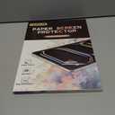 [2 PACK] Paper Screen protector for iPad Pro 13 inch 2025/2024 + [2 Pack] Replacement Tips for Apple Pencil, Anti-Glare Matte Paper Textured PET Film for Drawing, Writing Like on Book, Easy Application Tray