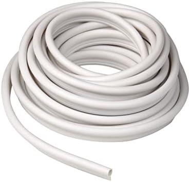 Frost King Tubular Vinyl Gasket Weatherstrip, 1/2" W, 1/4" T, 17' L, White (V18WH) Set of 2