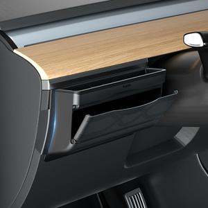 Topfit Dashboard Organizer for Tesla Model Y Model 3 Multifunctional Storage Box Sunglasses Phone Holder Glove Box Organized Accessories for Tesla Model Y/3