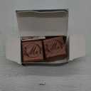 Mr & Mrs Ring Box Handmade Wood Ring Holder for Wedding Ceremony, Rustic Storage Box (Flower 2 PCs)
