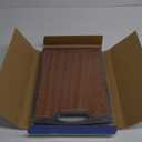 Titanium Cutting Board Double Sided, 15 Wood Cutting Board for kitchen, GR1 Titanium & Ebony Large Chopping Board for meat with Juice Groove for Meat & Veggies