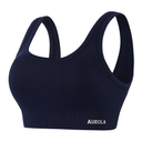 AUROLA Power Sports Bras for Women - Push Up Workout Bra Square Neck Yoga Bra Padded Low Impact Gym Bra Crop Top, S