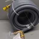 48FT 1/2 ID Natural Gas Hose for Generator with Quick Connect Fittings, Outdoor Natural Gas Line Hose for Grill with 1/2 Male Flare to 3/8 Female Flare Adapter - CSA Certified