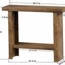 LIFECHOVY Farmhouse Wood Entryway Table Narrow Console Tables with Storage, 42 inches x 14 inches x 35 inches