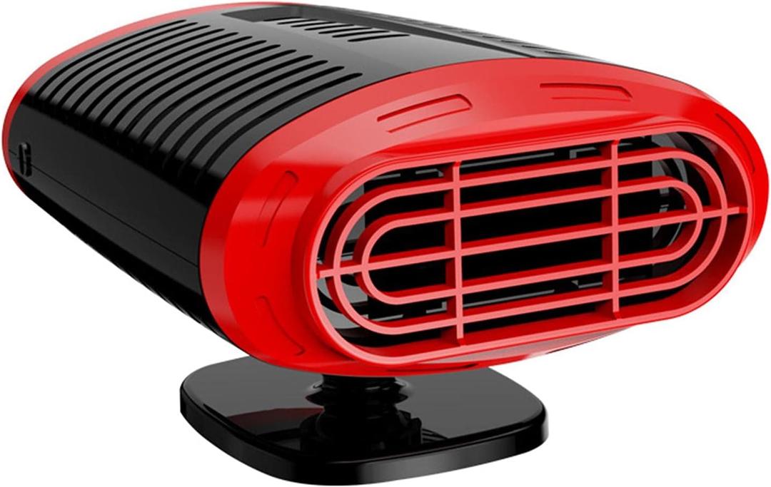 Portable 12V Car Heater, 2 in1 Fast Heating and Cooling Fan for Car Windshield Defogger Defroster