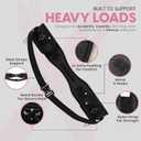 8-in-1 Premium Kit Hybrid Dip & Hip Thrust Belt Heavy Duty Glute Workout Belt with Back Strap Support 1600lb Capacity 1 Padded for Dumbbell, Kettlebell, Plates, Booty, Squat, Core Training