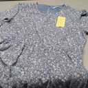 Floral Blue Dress Size L