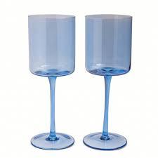 Core Home Liquor Glass Set- Blue, 2 pk / 14 oz 