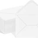 A7 Envelopes 200 Pack White Envelopes 5x7 V Flap, Suitable for 5x7 Photos, Cards, Weddings, Invitations, Announcements, Baby Gifts 5.25 "x 7.25" (White) (200)