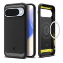 Spigen for Pixel 10/10 Pro Case, Rugged Armor MagFit (2025) [Designed for Pixelsnap, Compatible with MagSafe Accessories] - Matte Black
