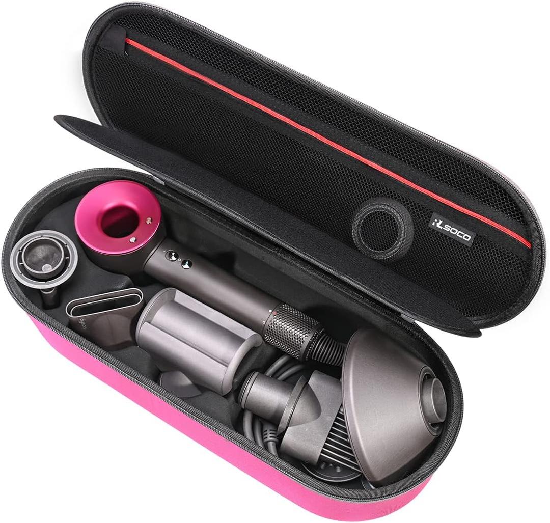 RLSOCO Hard Case for Dyson Supersonic Nural/Supersonic Hair Dryer HD15 HD08 HD07 HD03 HD01, Portable Travel Storage Bag for Dyson Hair Dryer - Fits Complete Supersonic Accessories