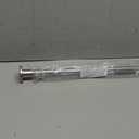 BRIOFOX Industrial Shower Curtain Rod - Never Rust Non-Slip 43-72 Inch 304 Stainless Steel, Brushed Nickel
