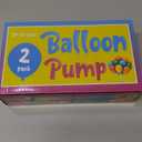 Balloon Pump Hand Held, Inflator Air Pump for Balloons - 2Way Dual Action, 2-Pack: Friends can Help - Easy to Use, 100% - Sturdy Balloon Inflator Pump