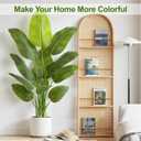 Lifelike Bird of Paradise Artificial Plant,5ft Faux Banana Leaf Tree with 12 Trunks - Perfect Indoor Silk Floor Plant for Home Decor in Living Room, Office, and Bedroom 1Pack