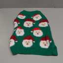 LUBOT NEW Ugly Christmas Sweaters for Puppy Cute Funny Wintertime and Holiday Parties Knitted Pullover Sweater Santa Small Dog Green X-Large