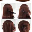 12 Pieces Banana Clip, Classic Clincher Combs for Women, 90s Banana Clips Styling Hair Accessories, Vintage Grip Comb for Fishtail Hair Fish Shape Ponytail Holder