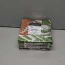 Creative Converting Football Field Disposable Party Paper Napkins, 16 Count, Brown, Pack Of 4