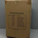 KROSER Carry On Luggage with Spinner Wheels & Built-in TSA Lock, Expandable Top Loading Hard Shell Suitcase Large Capacity Durable Rolling Luggage with USB Port, Carry-On 20-Inch, Light Blue