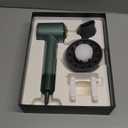 Tideway Hair Dryer Professional High-Speed Ionic Blow Dryer 110,000 RPM, Compact Hair Dryer with Magnetic Diffuser, Fast Drying with Brushless Motor Low Noise Smart Temperature Control-H11 (Green)