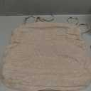 AAAAAcessories D-Shaped Chair Cushions, 2" Thick Dining Chair Pads with Ties and Removable, Machine-Washable Cover, 17" x 16", Set of 3, Beige