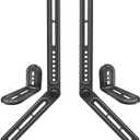 Mounting Dream Soundbar Mount Fits Most Sound Bars Up to 15 lbs, Mounting Soundbar Above or Under TV, Sound Bar Mounting Brackets for TV, Sound Bar Mount with Detachable Extension Plates MD5422