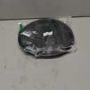 Kichwit 4 Pack 13.5 Inch (12 Inch Base) Plant Saucer, Round Plastic Plant Trays for Indoor & Outdoor, Black