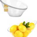 BESTSTAR Clear Plastic Serving Bowls 8 Pack 54 OZ Angled Disposable Party Bowls for Chips, Salad, Fruit & Candy  Heavy Duty Clear Serving Bowls for Parties, Buffet, Catering, Wedding, Daily Use