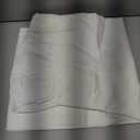 2-Pack Bright White Pillow Cases Shams Covers with Long Ruffles Shabby Chic Egypt Cotton Queen Size 20" x 30"Soft Soft