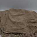 Simple&Opulence Soft Chenille Throw Blanket 50'' x 60'' - Cozy Fluffy Blanket with Fringe Tassel, Farmhouse Boho Blankets for Couch Bed Office Chair Gift Home Decor All Season Use, Khaki
