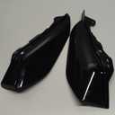 PBYMT Mid Frame Air Deflectors Heat Shield Compatible for Harley Touring Road King Street Electra Glide 2009-later Also Compatible with Models Equipped with Coolflow Fan(Chrome)