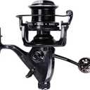 Hiumi Carp Fishing Reels 8000 9000 10000 Bait Runner Big Free Runner Double Brake Feeder 12+1 Ball Bearing Spinning Fishing Reel (THOR10000)
