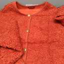 PRETTYGARDEN Women's 2025 Fall Fashion Clothes Trendy Fleece Sherpa Cropped Jackets Buttons Warm Casual Winter Faux Fur Coats (Red,XX-Large)