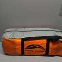 Happy Travel Camping Tent, 6 Person Dome Tents for Camping with Rainfly, Orange