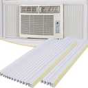 LBG Products Window AC Insulating Side Panel Kit Fits for Window Air Conditioner Units Replacement Screen,17" H x 10" W, 2 Pack,White