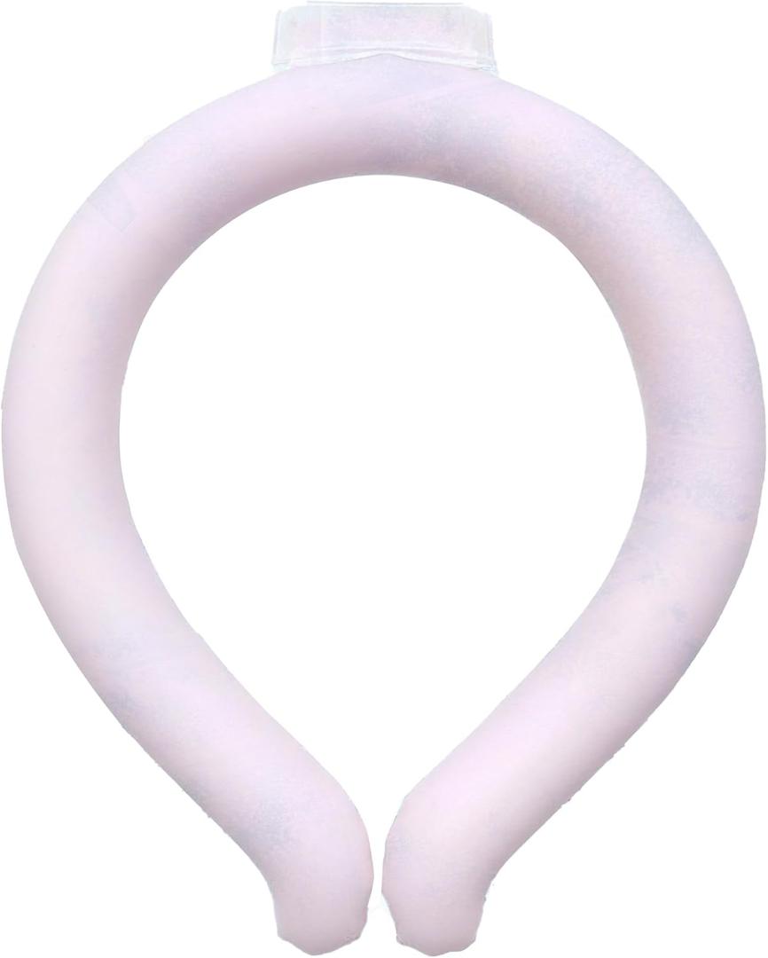 Neck CoolingTube, Cooling Neck Wraps for Outdoor Indoor, Reusable Coolers Icering, Coolers for Summer Hot Weather Gel Ice Pack (Pink)