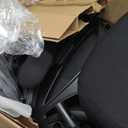 Ergonomic Office Chair with Footrest - Adjustable Lumbar Support & Headrest, 90-160 Reclining Mesh Back Computer Chair - Home Office/Gaming, 350lbs Capacity (Black)