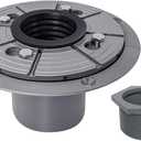 Neodrain 2-Inch PVC Sub Drain, Shower Drain Base, No Hub Shower Drain Base with Rubber Gasket for 2 inch Linear & Square Drain Installation