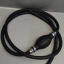 Universal 5/16" 8mm Fuel Line Assembly with Primer Bulb - Steel Hose Clamps for Marine Outboard Boat Motor & RVs