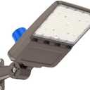 G GJIA LED Parking Lot Light,150W, 21,000LM 5000K, Shoebox Light with Dusk to Dawn Photocell,Adjustable Arm Mount, IP66 Waterproof, Commercial LED Area Security Light for Parking Lot,Roadway