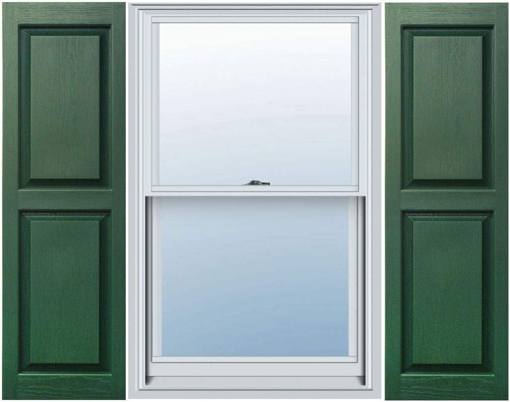 EVP15062GR Shutters, 14.5-in. W 62-in. H, Forest Green
