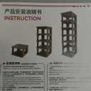 TRZZ 5-1, Tier Small Shoe Rack Organizer, Plastic, Black