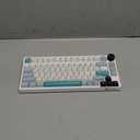 GK GAMAKAY TK75 V2 75% Silent Mechanical Keyboard with TFT Screen, Hot Swap RGB Bluetooth 5.0/2.4GHz Wireless/USB-C Wired PBT Cherry Profile Keycaps Gaming Keyboard (GamaKay Pegasus Switch)