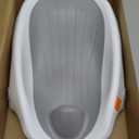 Summer Infant Clean Rinse Baby Bath Seat, Soft Support for Use on the Counter, Sink, or Bathtub, 3 Reclining Positions, Quick-Dry, Use from Birth to Sitting Up - Gray