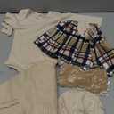 Aalizzwell Infant Baby Girl Fall Winter Skirt Outfit with Cardigan 5Pcs 3-6 Months