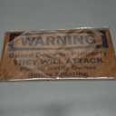Warning - Guard Dogs on Property No Trespassing Sign, Beware of Dogs Signs,Please Notify Owner Before Entering Sign 5x10-5 Pcs Inch