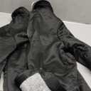 JiangWu Womens Fashion Fleece Sherpa Lined Hooded Coat Winter Thicken Warm Jacket (X-Large, Black)