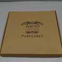 potricher 12x12 Inch DIY Scrapbook Photo Album Hardcover Blank Kraft Paper Scrap book for Wedding Anniversary Family (Black)