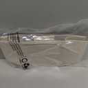 OLETHA Aesthetic Rectangle Tissue Box Cover, Medium Flat Box Tissues Holder Rectangular, Light Taupe